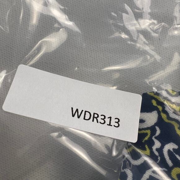 Soma Strapless Shorts Romper Plaza Paisley Indigo Optional Straps Size S - Picture 12 of 12